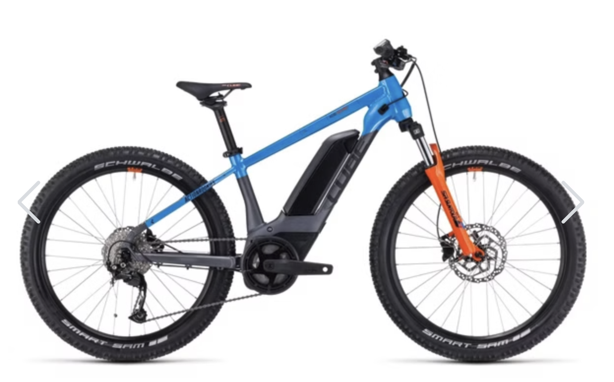 Cube 24-inch wheel E-bike for kids